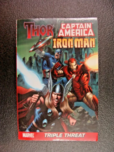 Thor Captain America Iron Man Triple Threat Marvel TPB Little Book