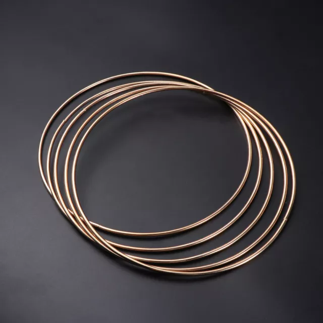 10 piezas anillos de metal atrapasueños para aro bordado