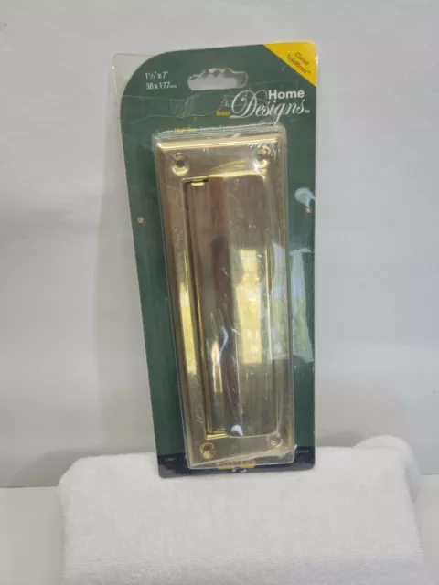 Stanley Home Designs N197-913 V1911 Mail Slot Solid Brass 1.5"x7" Opening NIB