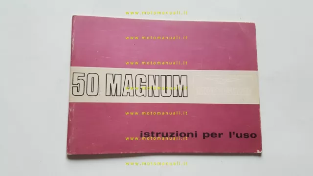 Moto Guzzi Magnum 50 5V 1975-76 manuale uso manutenzione libretto originale