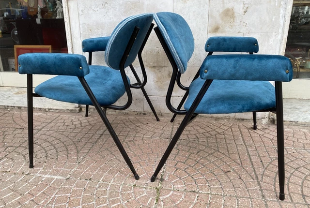 Gastone Rinaldi Rima Pair Of Armchairs Mid-Century Les Fauteuils Design Vintage