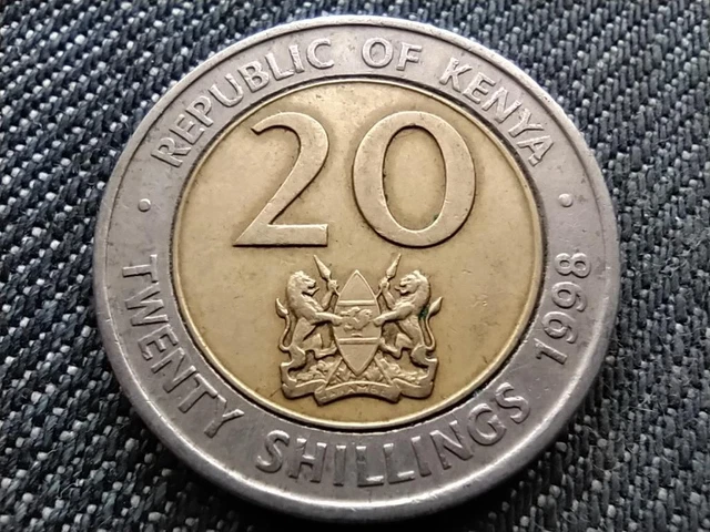 Kenya 20 Shillings Coin 1998