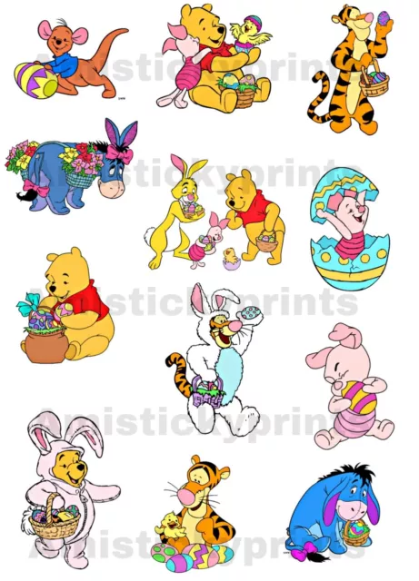 Winnie The Pooh Stickers Disney Cute Tigger Piglet