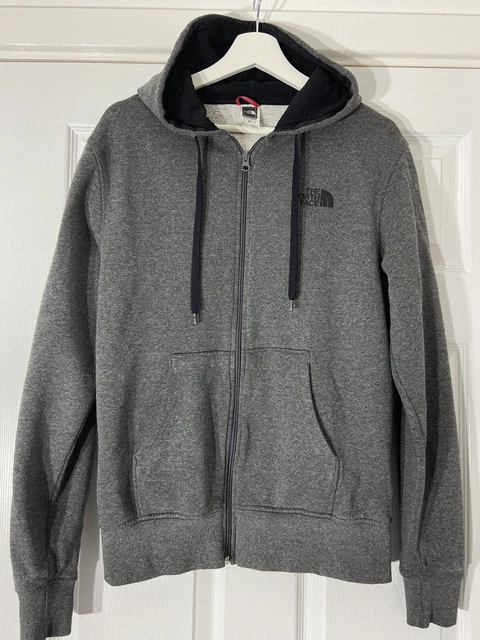 Felpa con cappuccio da uomo grigia con cerniera taglia small SP