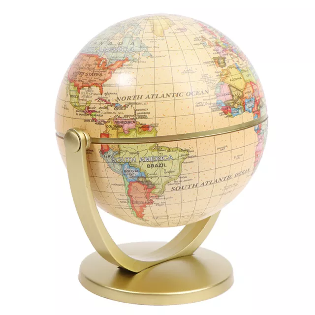Globo Mundial Giratorio 360 Grados Decoración de Escritorio Geografía Educación Escuela Supp-UL