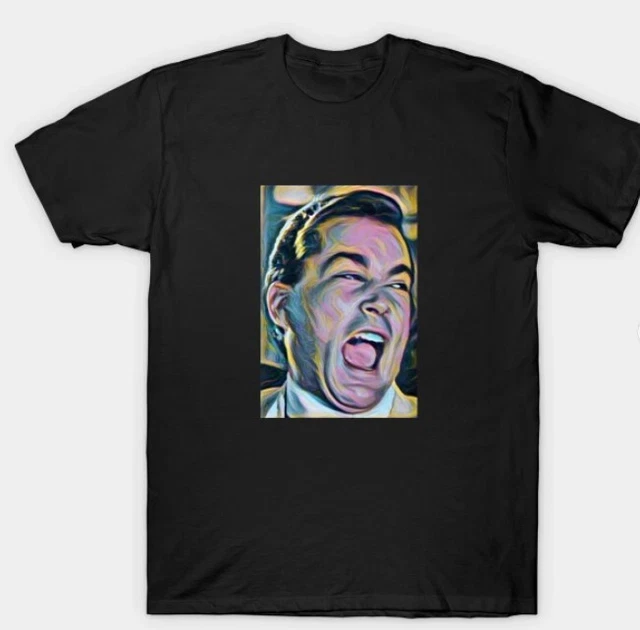 Goodfellas painting T-Shirt Liotta Laugh mafia gangster shirt hot