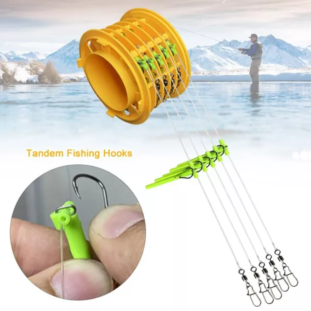 1 Box Rotating Spinner Tandem Fishing Hooks Fishing hook  Fishing