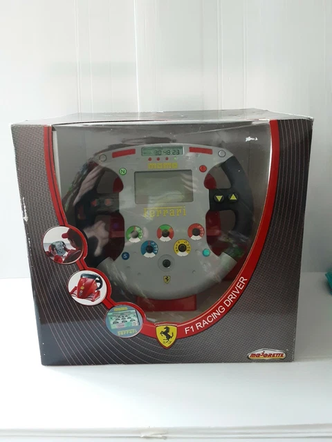 FERRARI OFFICIAL F1 Racing Driver wheel game LCD Retro / Majorette ...