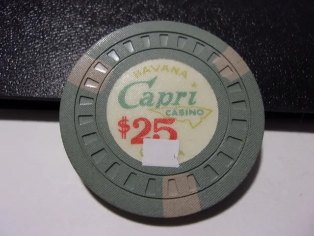 CAPRI (CARIBBEAN) CASINO $25 hotel casino gaming poker chip