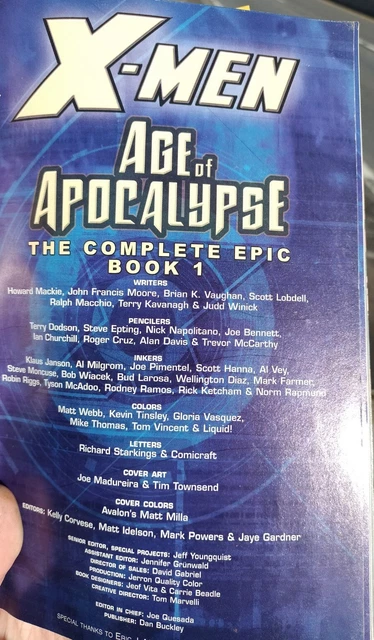 Marvel X-Men Age Of Apocalypse The Complete Epic Vol. 1 4