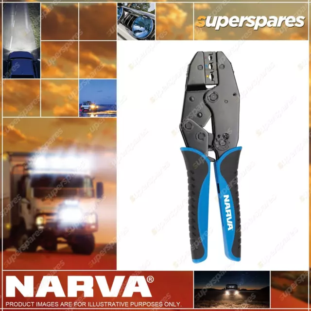 Narva Professional Ratchet Crimping Kit Including 4 interchangeable heads