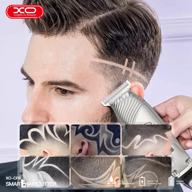 Rasoio elettrico capelli ricaricabile Smart hair cutter ipx6 600mAh 1,5h