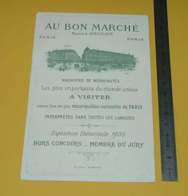 Chromo 1905 Au Bon Marche Boucicaut Paris Enfants Croquemitaine Et Sa Hotte 2