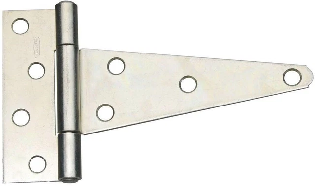 National Hardware N129-171 Extra Heavy T-Hinge, 6", Zinc Plated