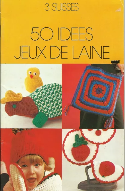 Livre Catalogue Tricot Crochet Decoration Jouets Accessoires  3Suisses