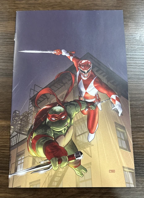 Mighty Morphin Power Rangers Teenage Mutant Ninja Turtles II #1 Cover T Taurin