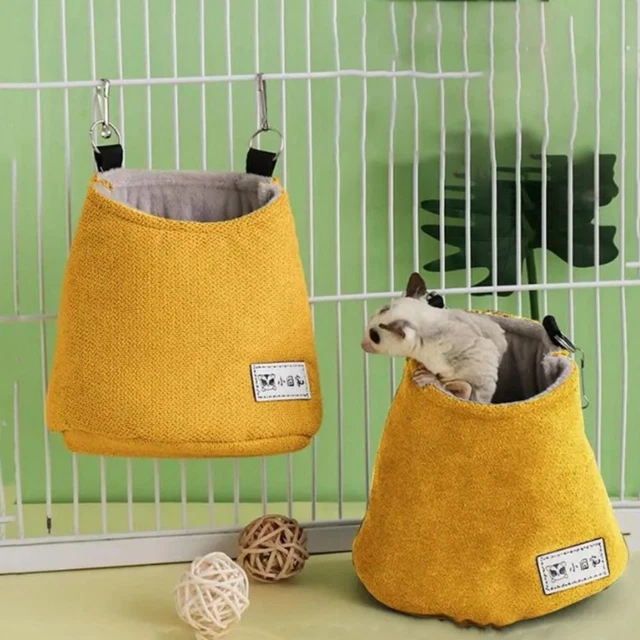 Hanging Winter Sugar Glider Pouch Opening Squirrel Bed Cage  Autumn