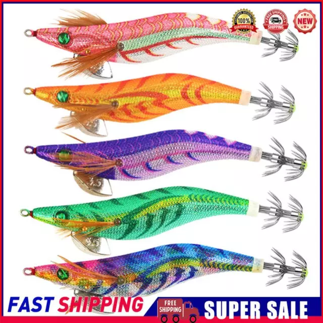SQUID JIG BAITS with Squid Hook Fishing Bait Fishing Lures Cuttlefish Hard  Bait £6.38 - PicClick UK