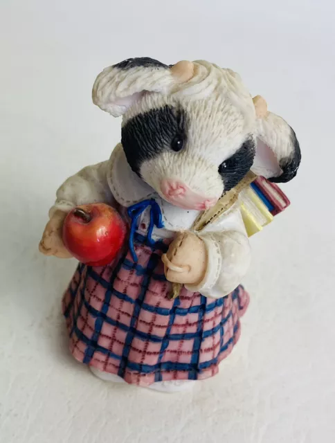 Enesco Marys Moo Moos Cow Figurine September Making The Grade #257540