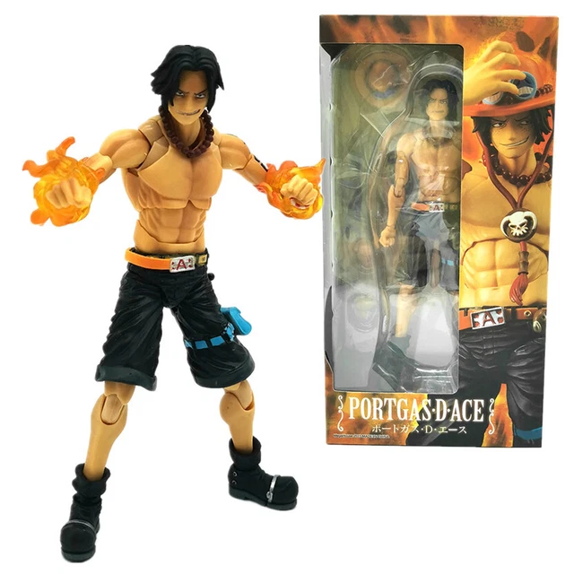 Figurine Ace 15 cm (5.9 inch) – One Piece – Portgas D. Ace Effets Flammes Statue Dynamique - Collection