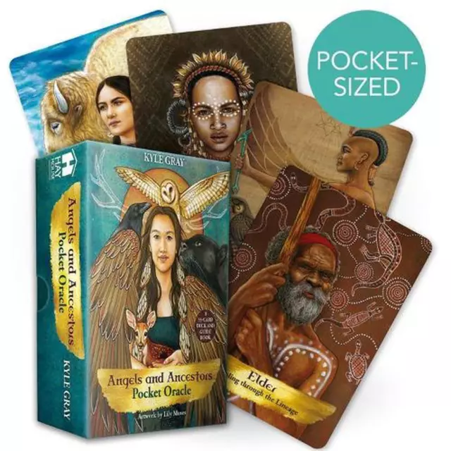 Angels and Ancestors Pocket Oracle: A 55-Card Deck and Guidebook by Kyle Gray Ca