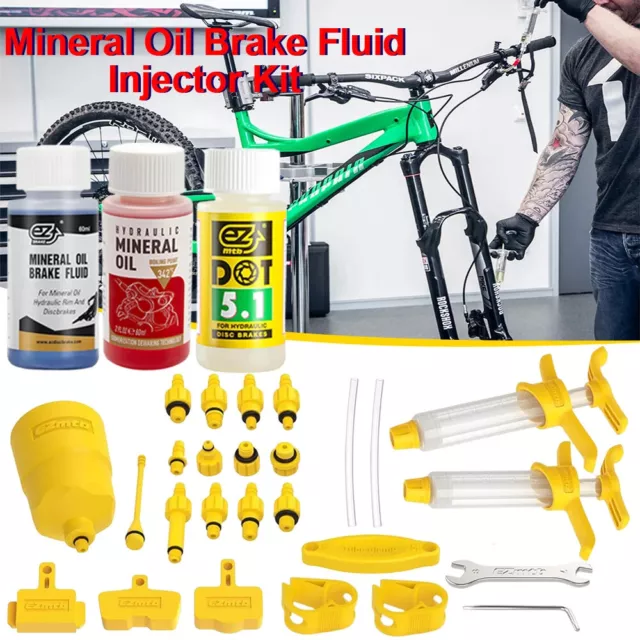 Bicycle Brake Mineral Oil Bicycle Hydraulic Disc Brake Oil Bleed Kit Mineral Oil