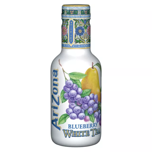 Bottiglia monouso AriZona Blueberry White Tea gusto PET 500 ml
