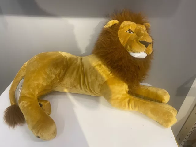 IKEA DJUNGELSKOG Large LION Soft Toy Big Cat Plush Animal Stuffed Lion 70 cm