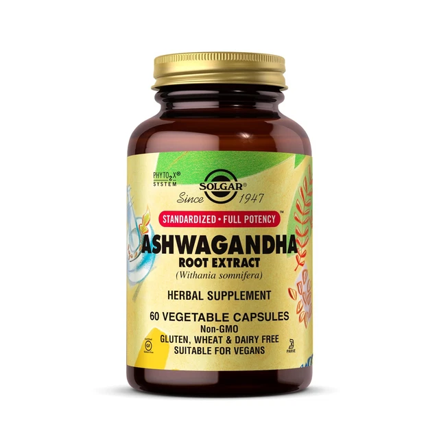 Solgar Ashwagandha Root Extract Vegetable Capsules | Pharmacy Requirements
