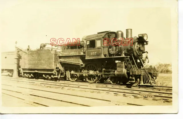 1F405 Rppc 1922 Delaware & Hudson Railroad Camelback Loco #457 Ft Edward Ny