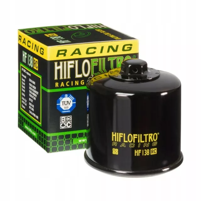 Filtre A Huile Hf 138 Racing Gsx/Gsxr/Sv/Tl/Vz/Vs/Dl Ecrou 17Mm (50)