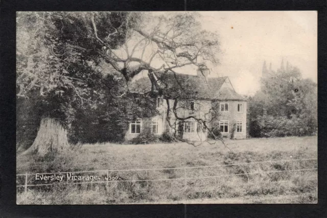 Postcard Eversley Vicarage nr Yateley Hampshire by Gotelee posted 1908