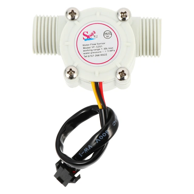 Hall-Durchflusssensor Für Wasser – 75–570 Ml/min, 3,8–20 V, Für Überwachung & Dosierung