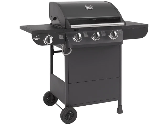EL FUEGO AY 562 Columbus 3 + 1 Gasgrill Schwarz (12290 kW)