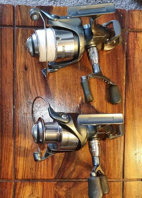 VINTAGE OKUMA INTERCEPTOR IBF 50 Carp Baitrunner Reels X2 fishing - Main Image