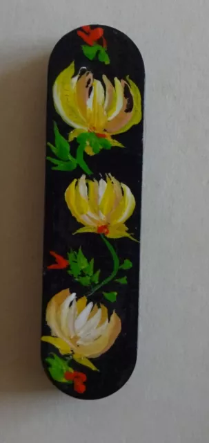 Decorative household item. Author's handmade in the style of Petrykivka paintin