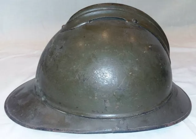 Wwi Casque Adrian 1915 Troupes Coloniales Original Helmet Poilu 2
