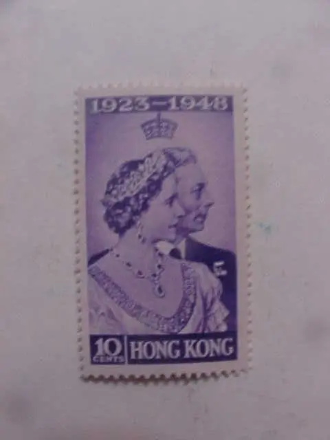 Hong Kong Sc# 178, Mnh, 1948, Kgvi Silver Wedding