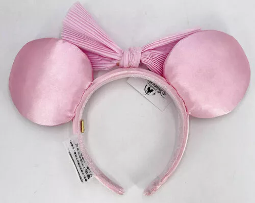 Millennial Pink Bow Limited Headband BaubleBar Disney Parks Minnie Ears 2021 2