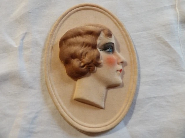 Très Ancienne Tête De Poupée En Porcelaine - Fabrication Française Paris - Vintage