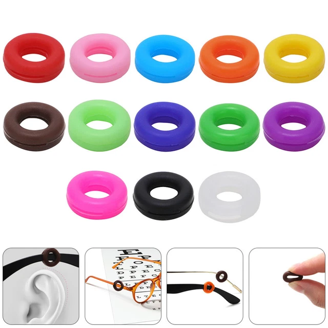 Staffa per occhiali in silicone imbottitura auricolare per specifiche supporto auricolare clip per occhiali