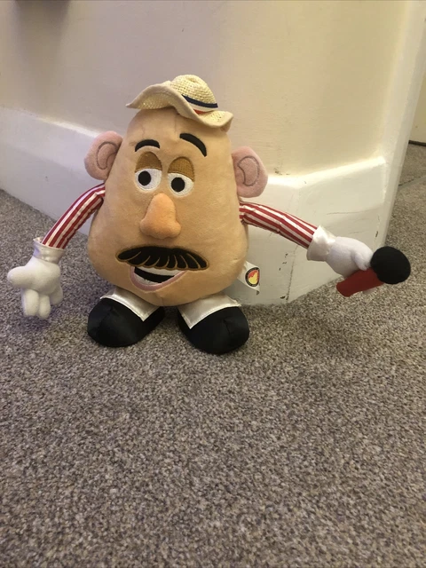 RARE TOY STORY Mania Boardwalk Barker 9" Mr. Potato Head Plush Disney ...