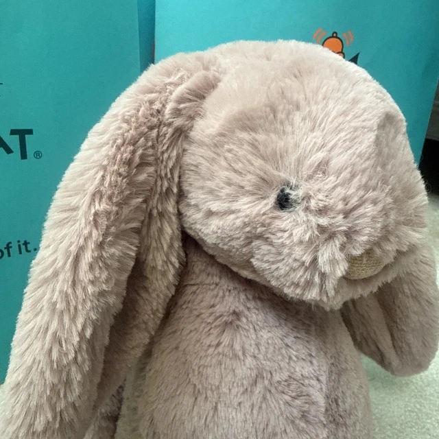 Bunnie Rosa JELLYCAT PINK BASHFUL Luxe Rosa Bunny Rabbit Soft Toy BNWT £94.30 ...