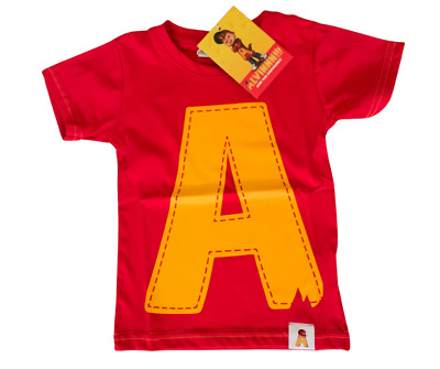 REITANO GROUP T-Shirt Bambino Bambina con A Grande Tipo Alvin 6-12-18 Mesi 2 Anni NEO1 