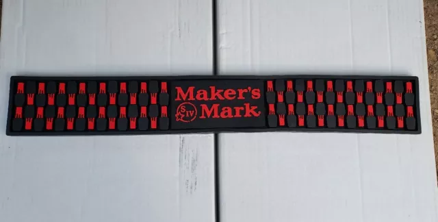 Maker's Mark Bar Rail Mat