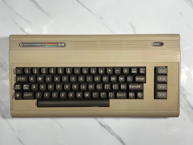 Commodore C64 Personal Computer System-PAL -Vintage