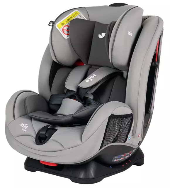 Joie Stages Car Seat Group 0+/1/2 Baby Infant Birth - 25kg R44 Grey Flannel New