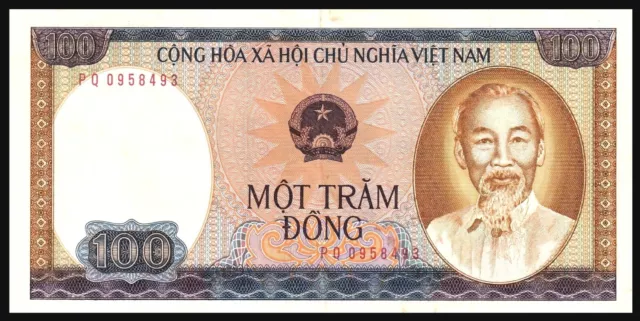 🇻🇳 VIETNAM 1980  100 DONG Socialist Republic of Vietnam P 88b AUNC About UNC