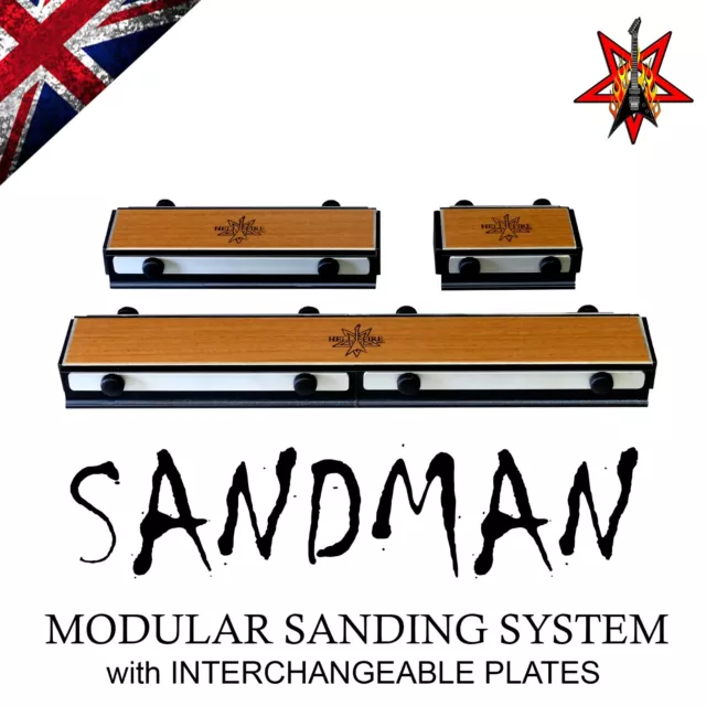 Guitar Neck Radius Sanding Block - Hellfire - The Sandman - Modular - 3 Lengths