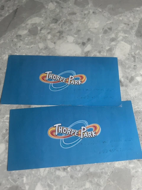 thorpe park tickets august 2023